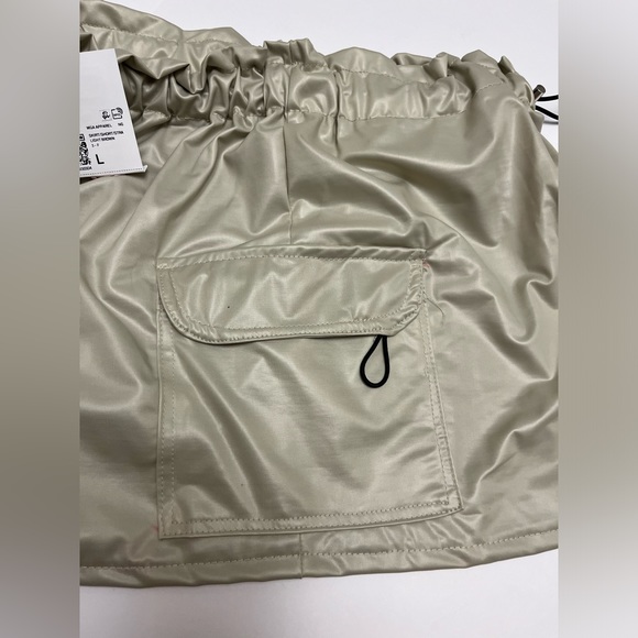 NWT ⚜️ Just Polly NY Forever 21 Toggle Drawstring Mini Skirt size L - Picture 12 of 15